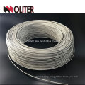 high accuracy ss braid cable platinum wire rtd temperature sensor resistance manufacturer pt100